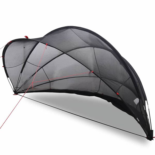 vidaXL Pool-Dome Schwarz 336 x 322 x 160 cm