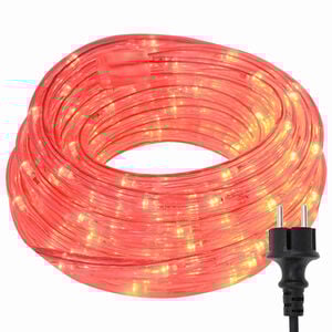 vidaXL Lichtseil mit 1200 LEDs Rot 50 m PVC