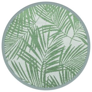 vidaXL Outdoor-Teppich ARAKIL Gr&uuml;n &Oslash;120 cm PP
