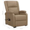 vidaXL Massagesessel mit Aufstehhilfe Cappuccino-Braun Kunstleder