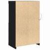 vidaXL Beistellschrank Schwarze Eiche 60,5 x 37 x 100 cm Holzwerkstoff
