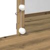 vidaXL Schminktisch Artisan-Eiche 100 x 40 x 130 cm Holzwerkstoff