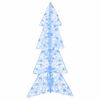vidaXL Weihnachtsbaum mit 100 LEDs Blau 120 cm Acryl