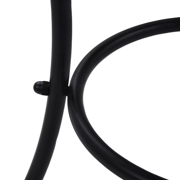 vidaXL Mosaik-Bistrotisch Blau und Weiß 60 cm Keramik