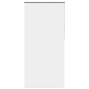 vidaXL Verdunkelungsrollo Wei&szlig; 110x230cm Stoffbreite 105,7cm Polyester