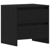 vidaXL Nachttisch Schwarz Eichen-Optik 45 x 34 x 44,5 cm Holzwerkstoff