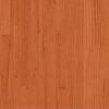 vidaXL Massivholzbett ohne Matratze Wachsbraun 150x200 cm Kiefernholz