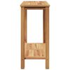 vidaXL Couchtisch mit Speicher Braun 85 x 35 x 75 cm Teak-Massivholz