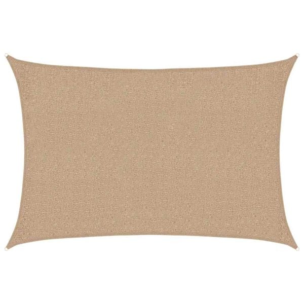 vidaXL Sonnensegel 160 g/m&sup2; Taupe 2x3 m HDPE