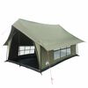 vidaXL H&uuml;tten-Zelt Armeegr&uuml;n 340 x 246 x 210 cm Polybaumwolle