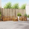 vidaXL Sofagarnituren 7 pcs Natur Massivholz Akazie