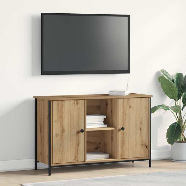 vidaXL TV-Schrankset Artisan-Eiche 101 x 35 x 65 cm Holzwerkstoff