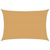 vidaXL Sonnensegel 160 g/m&sup2; Rechteckig Sandfarben 3x4,5 m HDPE