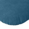 vidaXL Sitzkissen 2 pcs Blau &Oslash; 80 x 29 cm Samt