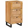 vidaXL Sideboard mit Schubladen Braun 40 x 33 x 75 cm Massivholz Mango
