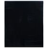vidaXL Fensterfolie Statisch Matt Schwarz 90x2000 cm PVC