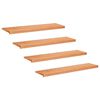 vidaXL Treppenstufen 4 stk. 110 x 25 x 2 cm Lack Massivholz Buche