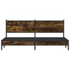 vidaXL Metallbett ohne Matratze R&auml;uchereiche 193x203 cm