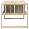 vidaXL Couchtisch Sonoma-Eiche 92 x 49,5 x 45 cm Holzwerkstoff