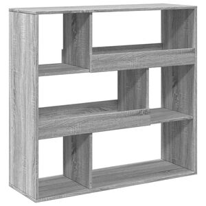 vidaXL Raumteiler Grau Sonoma 100x33x94,5 cm Holzwerkstoff