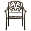 vidaXL 5-tlg. Bistro-Set Aluminiumguss Bronzen