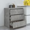 vidaXL Sideboard Betongrau 70x41x75 cm Holzwerkstoff