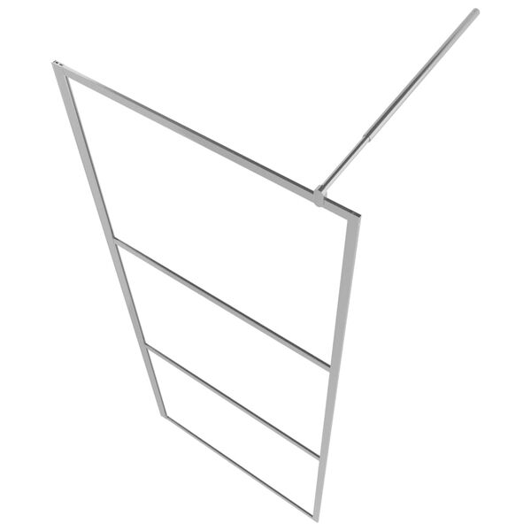 vidaXL Duschwand f&uuml;r Begehbare Dusche mit Klarem ESG-Glas 140x195 cm