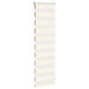 vidaXL Doppelrollo Marmorbeige 50x100 cm Stoffbreite 45,9 cm Polyester
