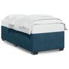 vidaXL Bettgestell Blau 80x200 cm Samt