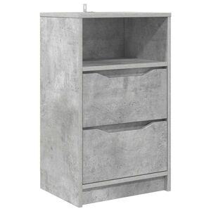 vidaXL Nachttisch Beton Grau 40 x 30 x 467 cm Holzwerkstoff