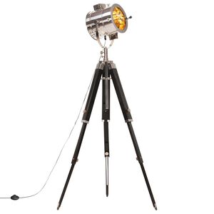 vidaXL Stativlampe Mango Massivholz 165 cm