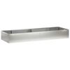 vidaXL St&uuml;tzmauer 8 stk. 300 x 100 x 40 cm Edelstahl Silber