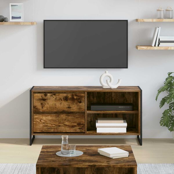 vidaXL TV-Schr&auml;nk Raucharbe 100 x 36 x 49,5 cm Holzwerkstoff