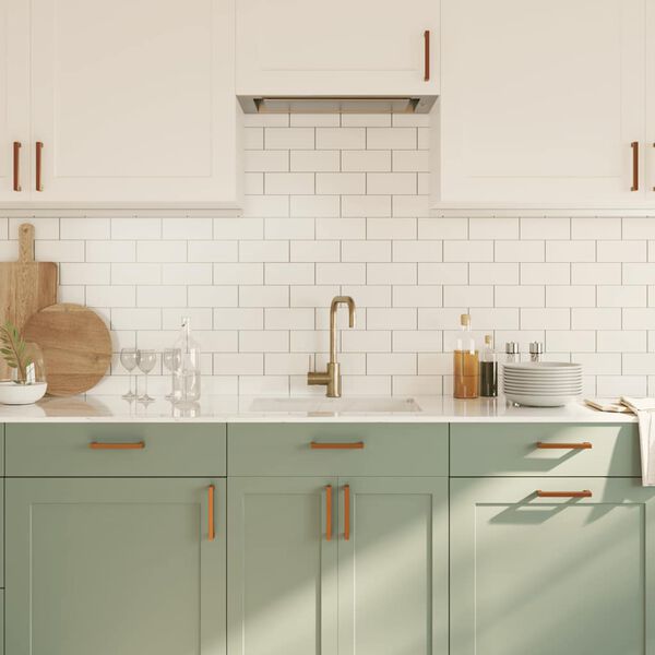 vidaXL M&ouml;belgriffe 10 Stk. Bronzen 128 mm Edelstahl