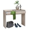 FMD Schreibtisch mit Breiter Schublade 100&times;40&times;80 cm Eichenbraun