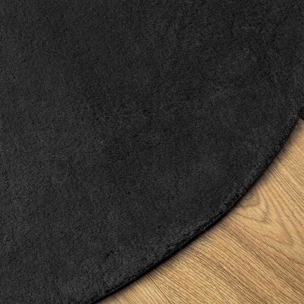 vidaXL Bereichsteppiche HUARTE Schwarz 80 x 150 cm Polyester