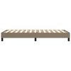 vidaXL Boxspringbettgestell Taupe 100x200 cm Stoff