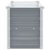 vidaXL Garten-Hochbeet Verzinkter Stahl 160x40x45 cm Grau