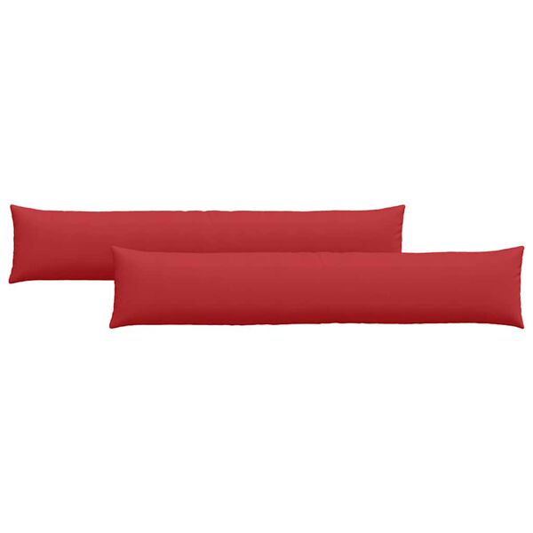 vidaXL Sofakissen 2 pcs Rot 200 x 40 cm Stoff