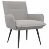 vidaXL Sessel Hellgrau Boucl&eacute;