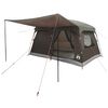 vidaXL Familienzelt mit Dach Braun Grau 320 x 210 x 180 cm Polyester
