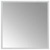 vidaXL LED-Badezimmerspiegel Transparent 50 x 50 cm Geh&auml;rtetes Glas
