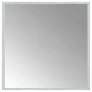vidaXL LED-Badezimmerspiegel Transparent 50 x 50 cm Geh&auml;rtetes Glas