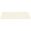 vidaXL Markisenbespannung Creme 5x3,5 m
