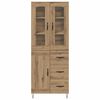 vidaXL Highboard Artisan-Eiche 69,5 x 34 x 90 cm Holzwerkstoff