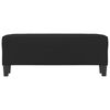 vidaXL Sitzbank Schwarz 100x35x41 cm Mikrofasergewebe