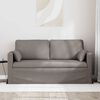 vidaXL Sofa Taupe Gesamtabmessungen: 158 x 78 x 80 cm (B x T x H) Samt