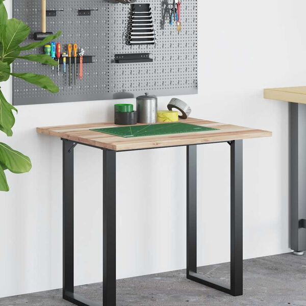 vidaXL Schreibtischplatte Unbehandelt 100x60x2 cm Massivholz Akazie