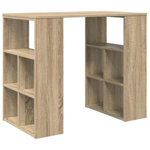 vidaXL Schreibtisch Sonoma-Eiche 90 x 50 x 75 cm Holzwerkstoff