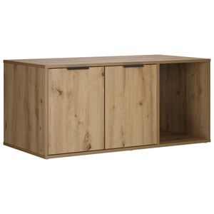 vidaXL Katzenkiste M&ouml;bel Artisan-Eiche 100 x 49 x 45 cm Holzwerkstoff